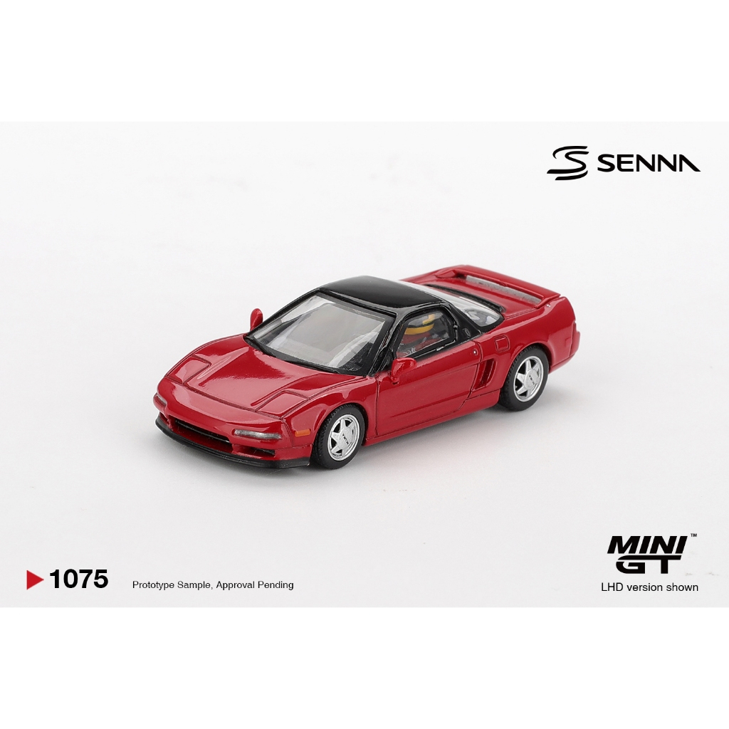 MINI GT | Honda NS-X Nguyên mẫu Midship Sports 1989 Ayrton Senna w / Hình 1075