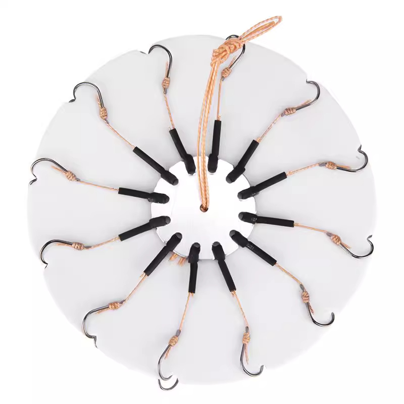 Flip Board Bean Disc Hook Set Octopus Cake Sea Rod Fishing Gear cho hồ sông đại dương