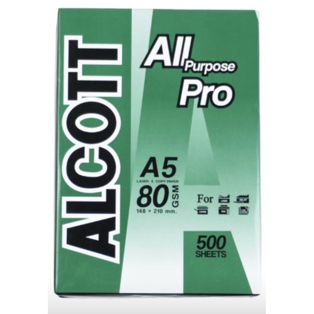 Giấy Photocopy 80 Gram A5 Alcott Size