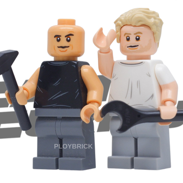 Brian O 'Conner & Dominic Toretto-The Fast and the Furious | Bản quyền công việc Ploybrick