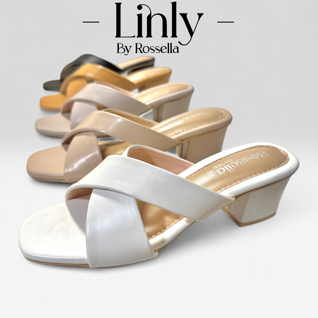 Sandal chéo gót cao 2,5 Inch Linly của Rossella