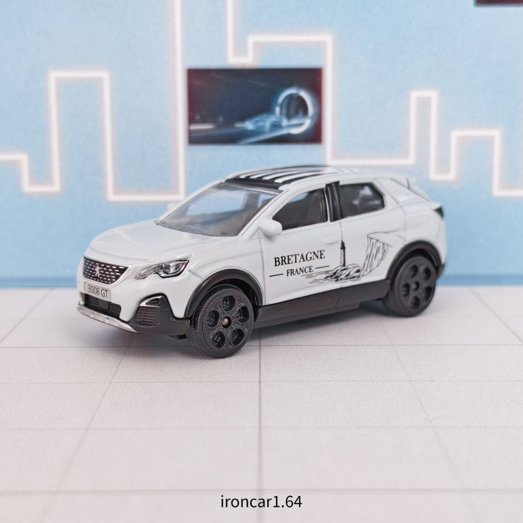 Majorette peugeot 3008 GT Mẫu xe màu trắng