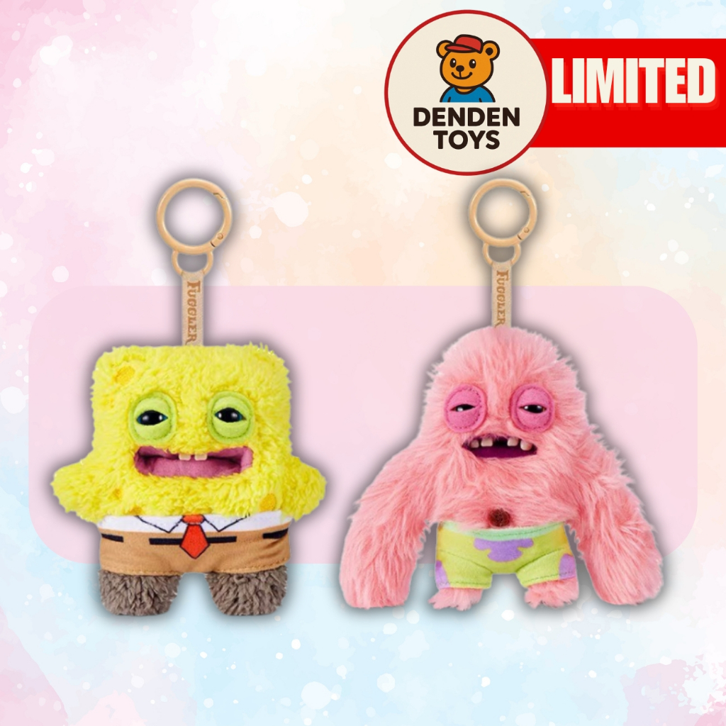 FUGGLER Funny Ugly Monster Sponge Bob Squarepants Móc khóa-Authentic