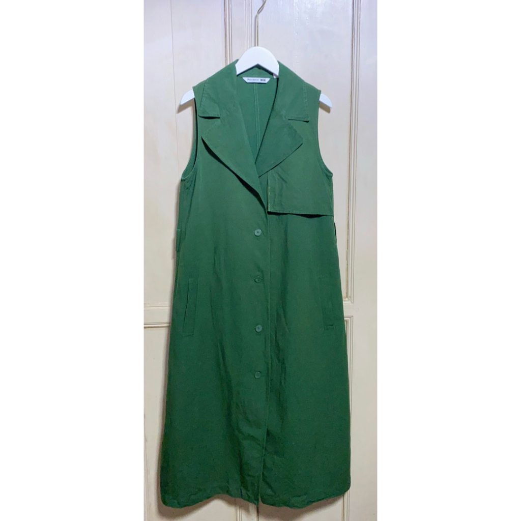 UNIQLO và JW ANDERSON (JWA) Đầm Army Green Second Hand