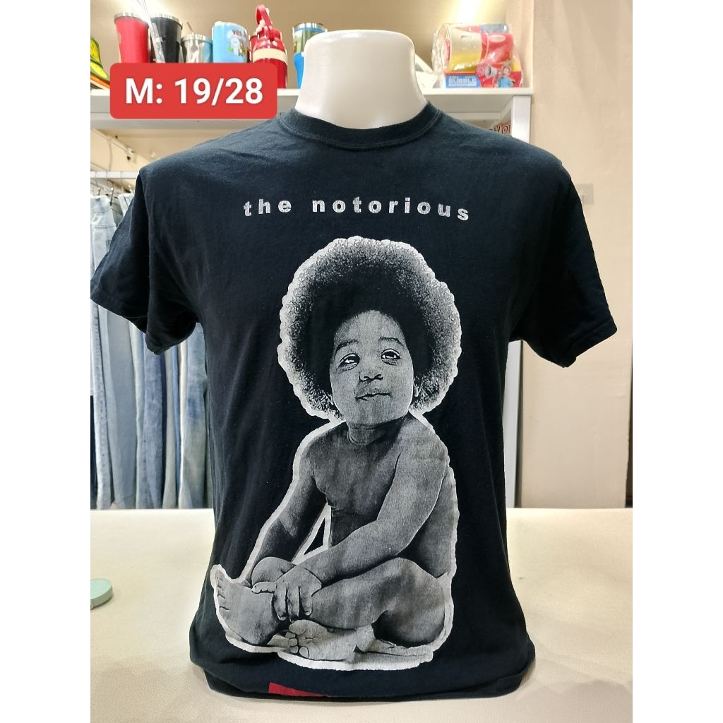 Áo sơ mi cổ điển Rap-Tee BIGGIE (Size M)