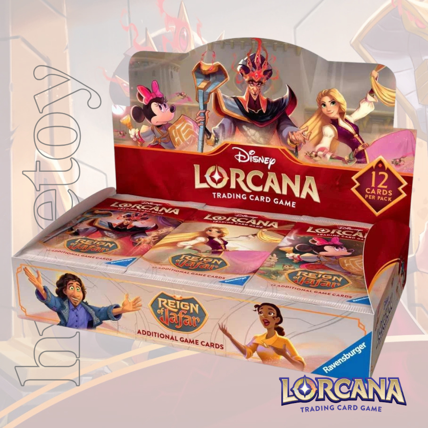 (Gói-Yon250) Reign of Jafar Lorcana Disney TCG (1 Gói / 12 Miếng)