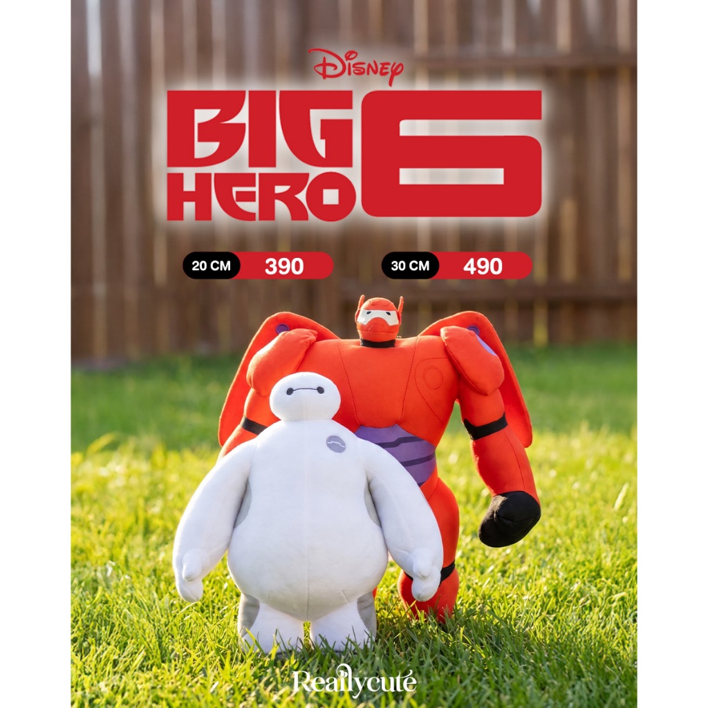 Búp Bê Sang Trọng Baymax Cao Cấp Chất Béo Mềm Tròn Trắng Cam Size 20cm / 30cm Giấy Phép Chính Hãng