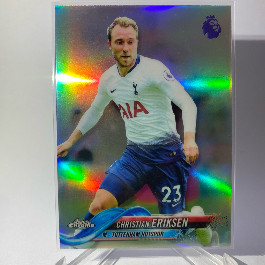 Thẻ bóng đá CHRISTIAN ERIKSEN (Retractor) TOTTENHAM HOTSPUR TOPPS CHROME 2019