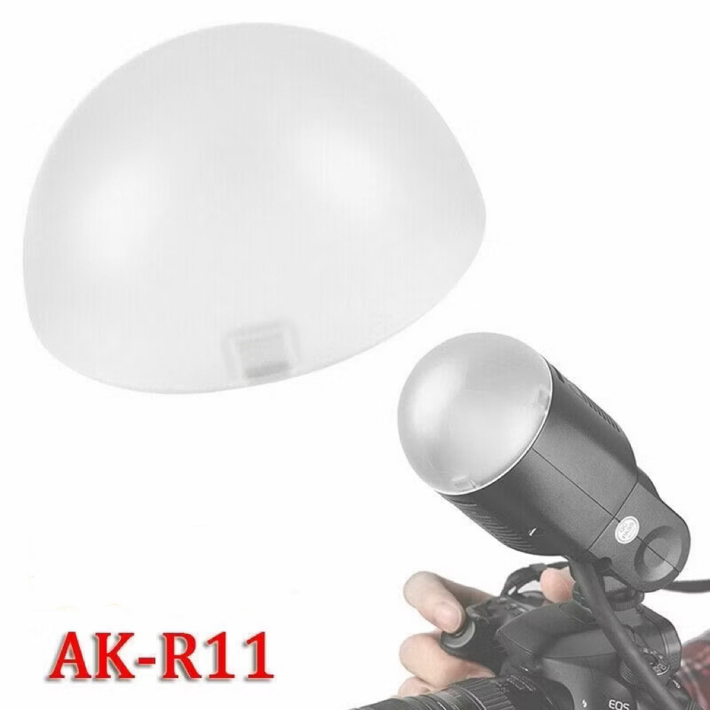 Máy khuếch tán Flash AK-R11 / AK-R12 cho đầu tròn H200R V1 Series AD 200 Pro 200