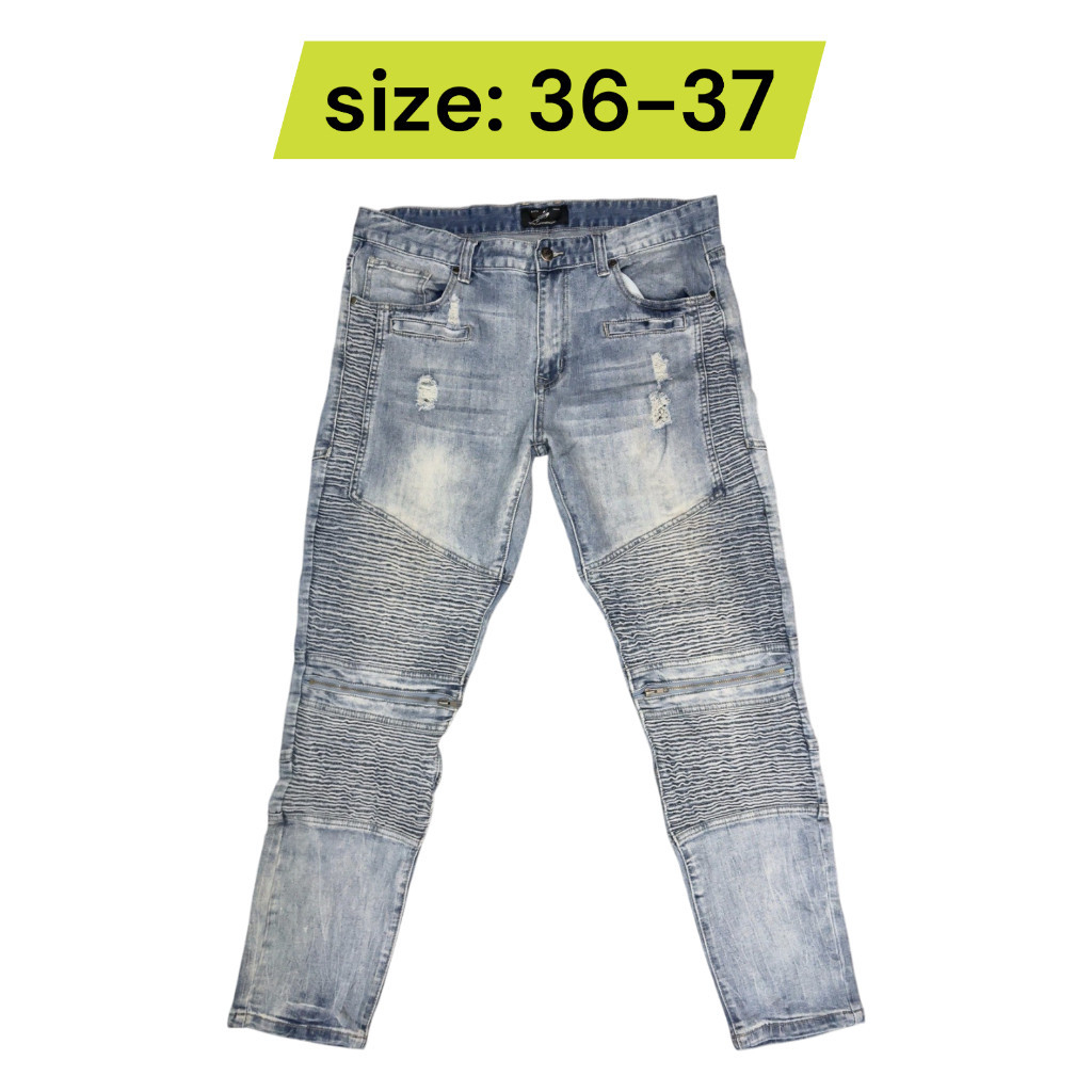 Live Free Biker Jeans Eo 36-37 Chiều Dài 41 Chân 6.5 Tay Mã S36