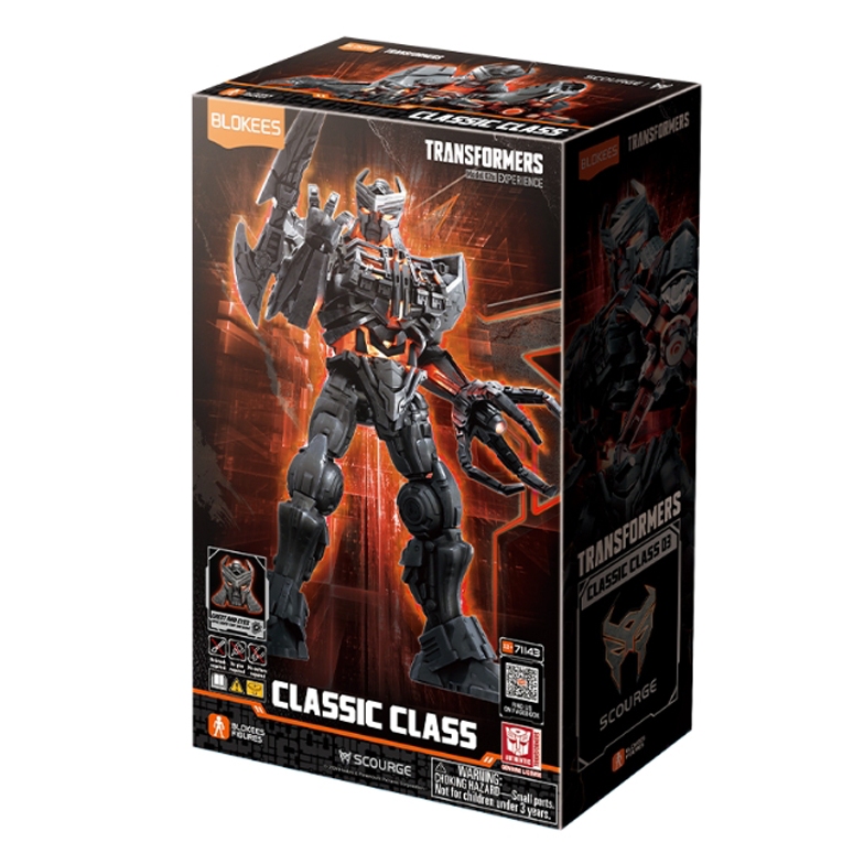 Transformers-Classic Class 03-Surge (Model Kit-Luminous Eyes) (Blokees) 71143transformers Gift Model