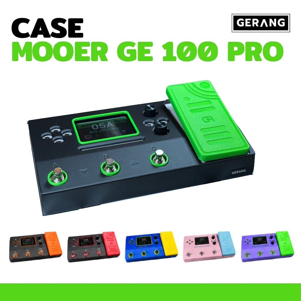 Ốp lưng MOOER GE100 Pro | Hiệu ứng đàn Guitar in 3D Bảo vệ máy Chọn màu ĐỨC