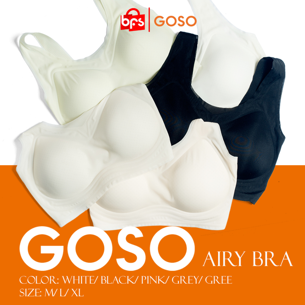 GOSO AIRY BRA Liền mạch Không có khung thép quấn và nâng ngực.
