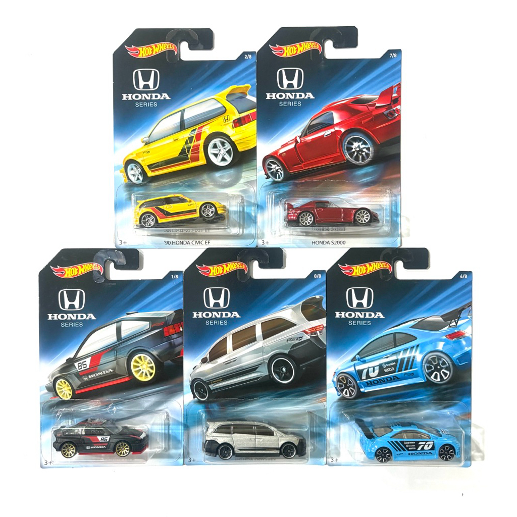 HOT WHEELS Bánh xe nóng | HONDA S2000 | HONDA ODYSSEY | ‘ 90 HONDA CIVIC EF | HONDA CIVIC SI | 1985 