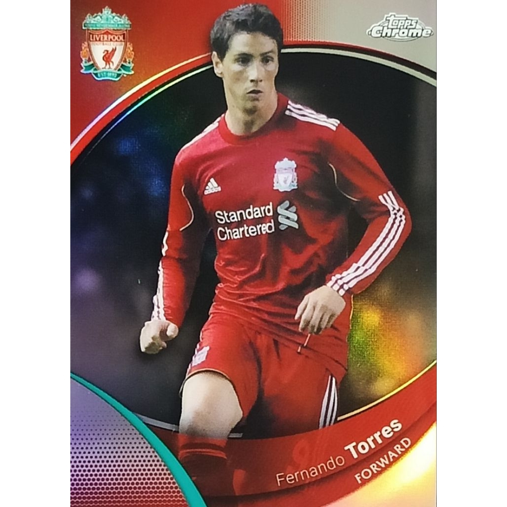 Fernando Torres - TOPPS Liverpool Chrome 2023 / 24 Bộ thu hồi thẻ Topps