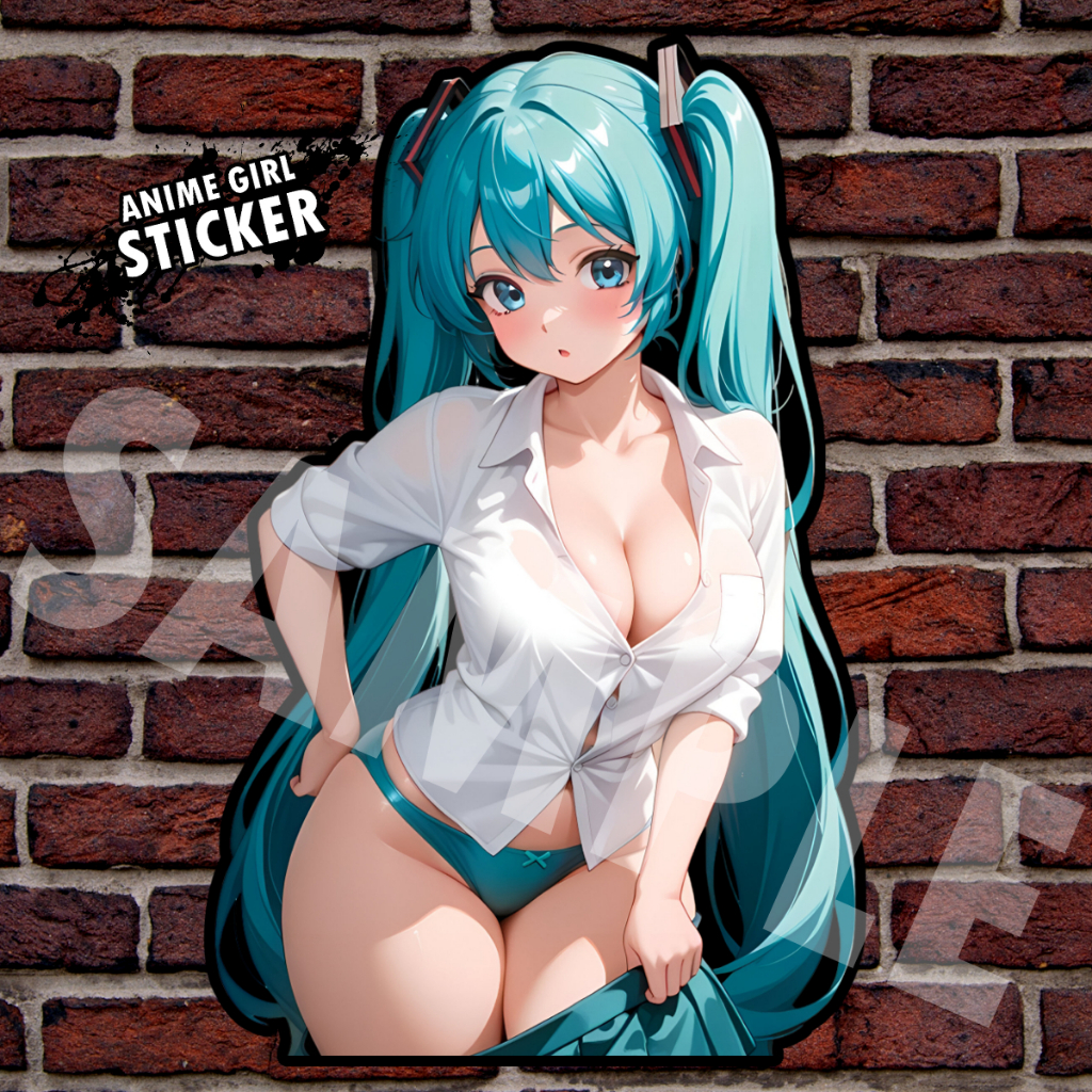 Nhãn dán Vocaloid Miku Doujin Ecchi
