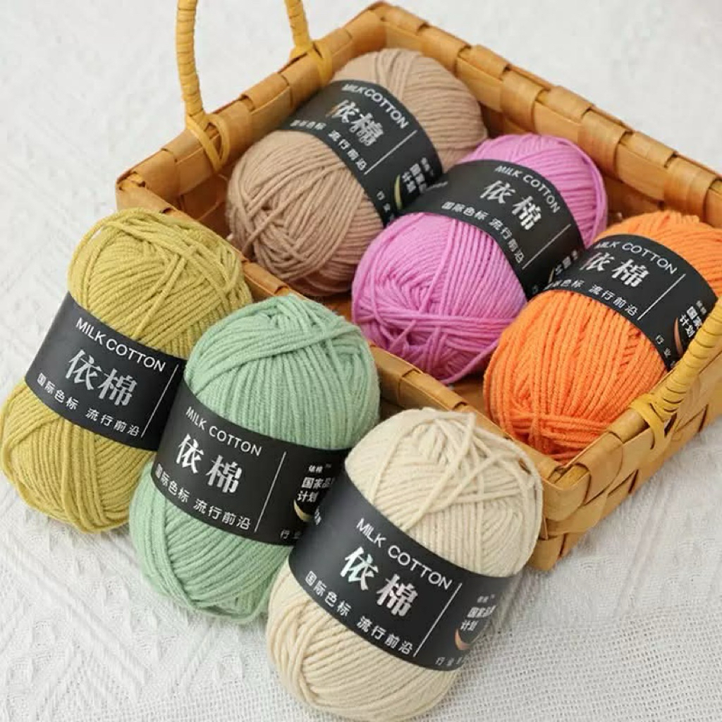 Sợi Cotton (Nhãn Đen) 50 Gram 4ply