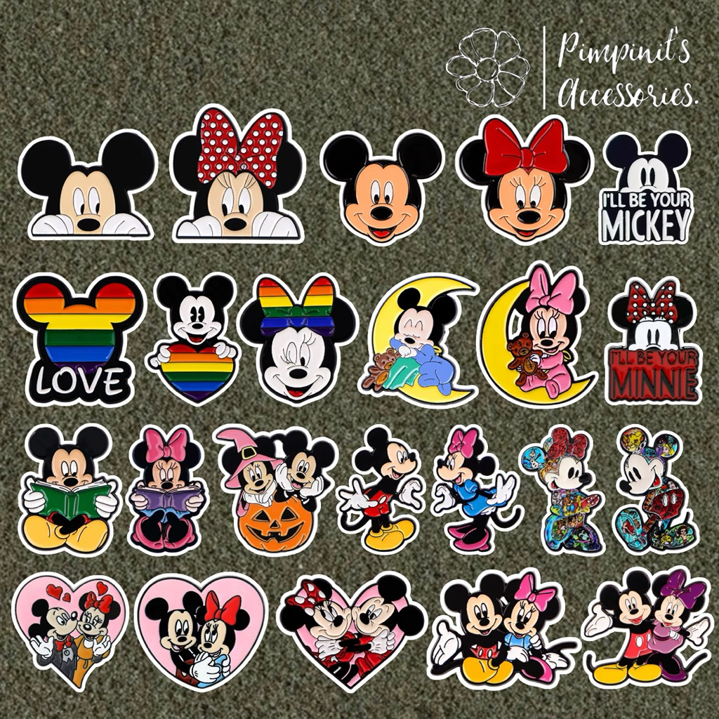 Shop: Bộ Trâm cài DISNEY MICKEY và MINNIE | & -Enamel Pin
