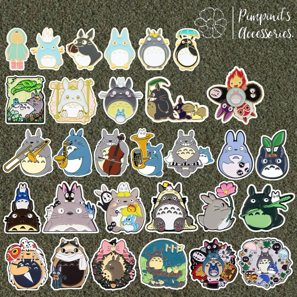Shop: Bộ trâm cài hoạt hình TOTORO dành cho những người bạn thân yêu | Bộ ghim tráng men NEIGHBOUR c