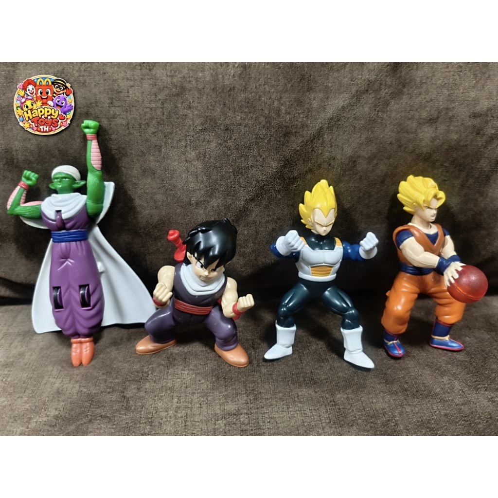 [Bộ 4 loại hoàn chỉnh]​ Bữa ăn vui vẻ của McDonald 's Dragon Ball Z Năm 2006​ Đồ chơi Mac sưu tập cũ