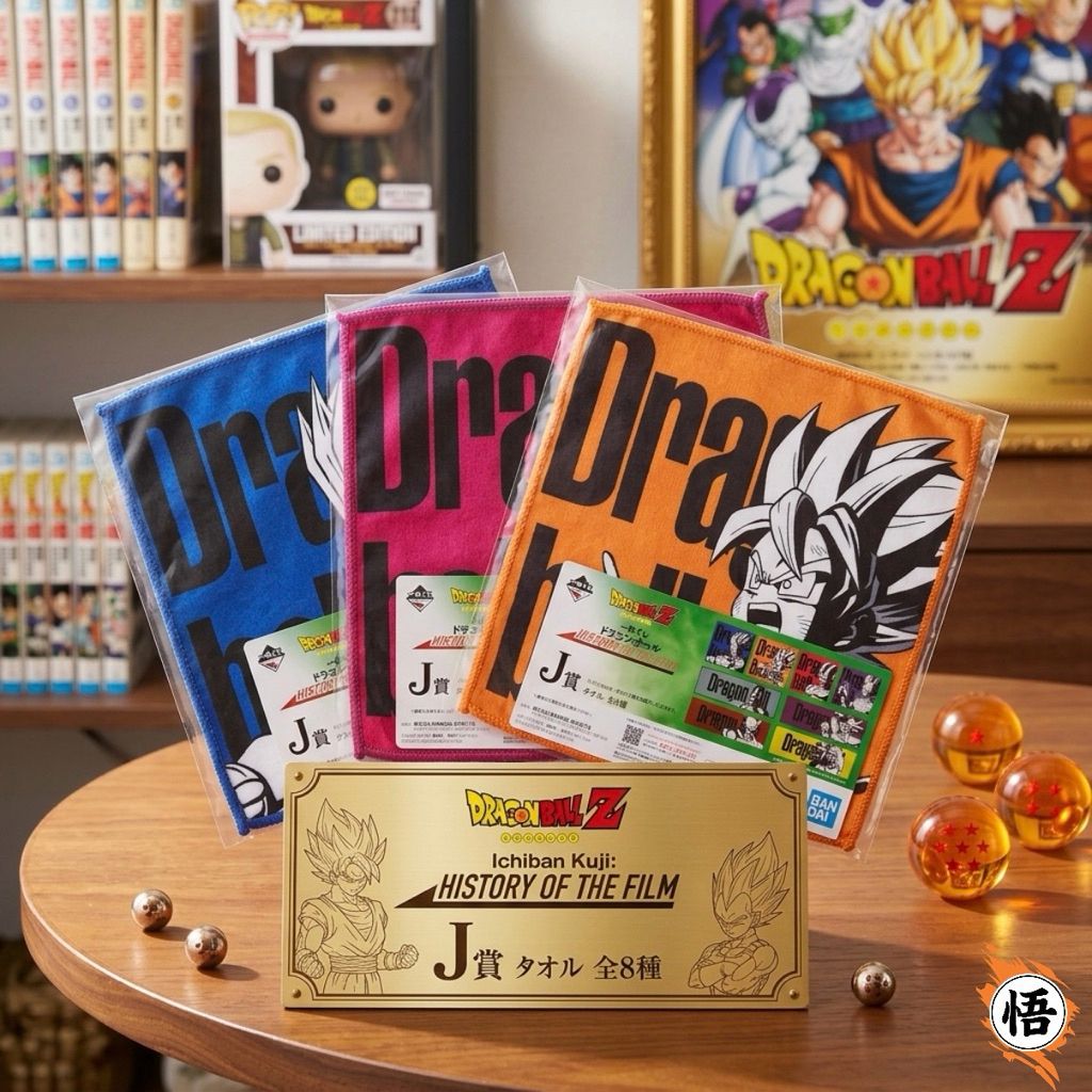 Khăn Tay Dragonball Xác Thực Từ Nhật Bản ichiban kuji Lịch Sử Của Phim Jp