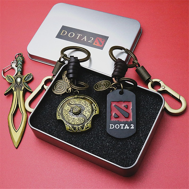 Phụ kiện mặt dây chuyền móc khóa DOTA2