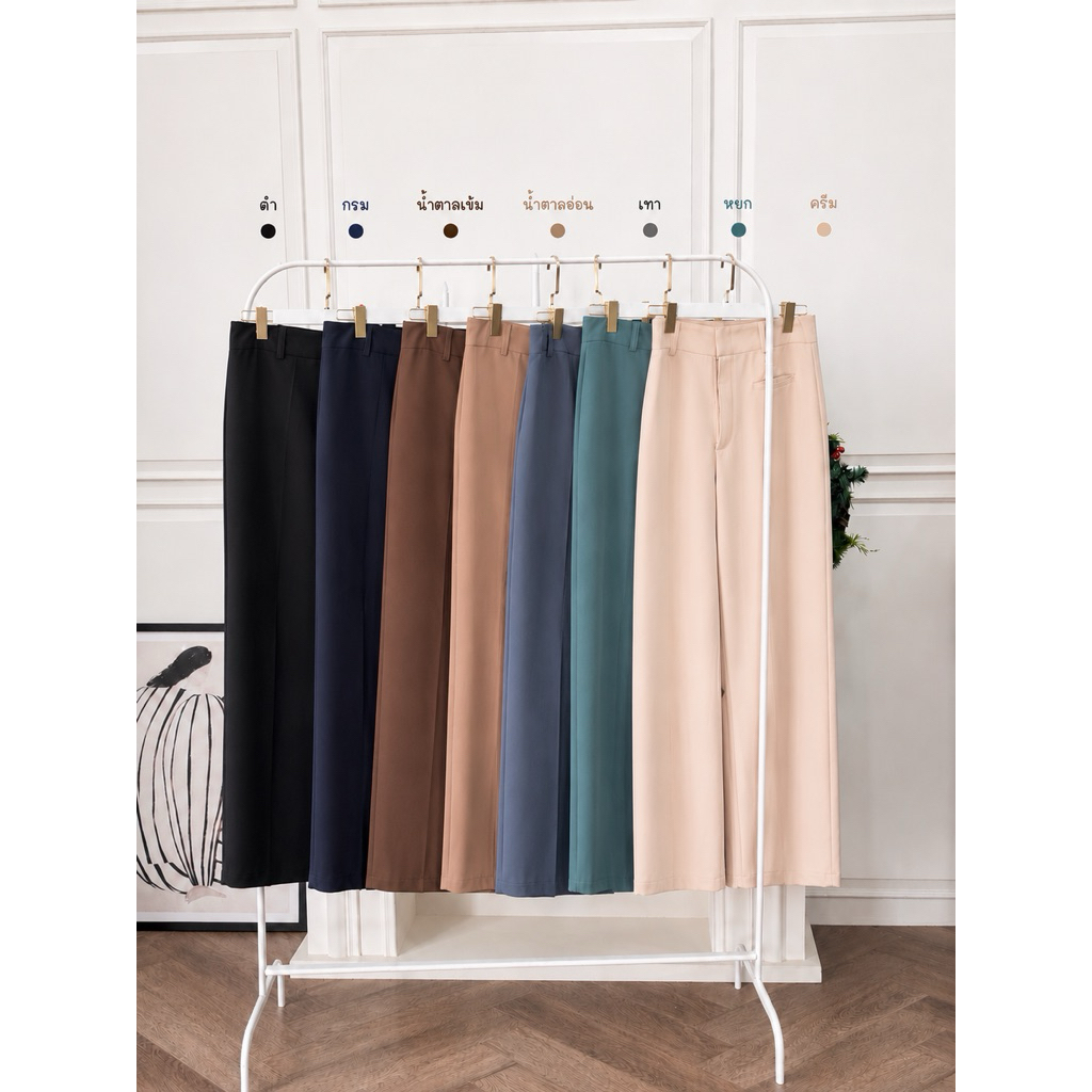 Quần ống thẳng cỡ trung Túi trước L -6XL