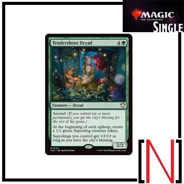 [MTG] [Đơn] [SOC] Tendershoot Dryad Rare [Tiếng Anh]