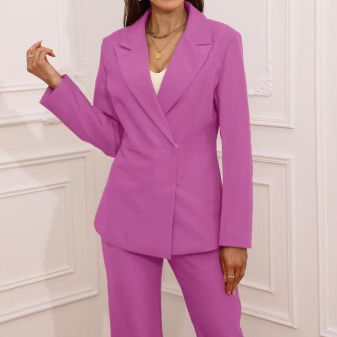 SUIT + Áo Blazer Quần Dài Cho Nữ Trang Phục Công Sở SUIT-17