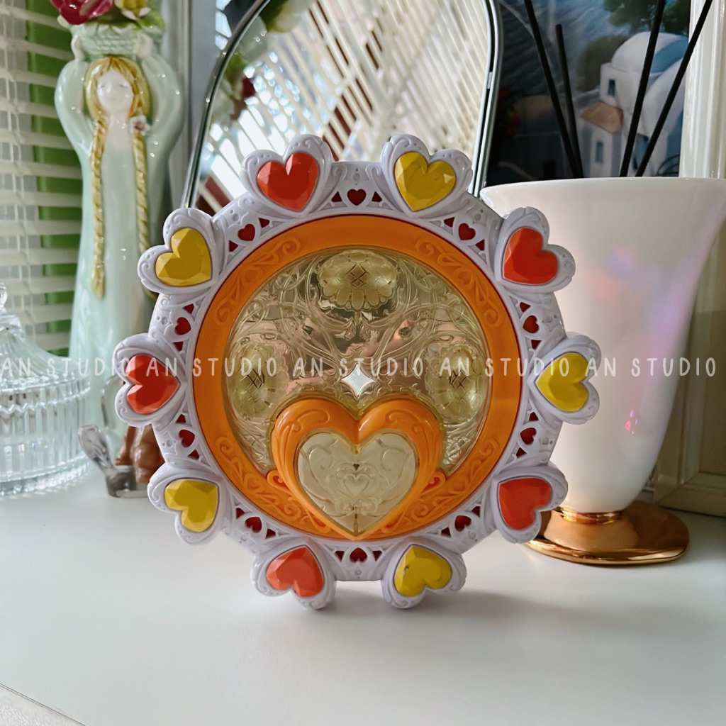 HeartCatch PreCure Đồ chơi Nhật Bản Tambourine PreCure hai tay sáng bóng trong tình trạng tốt