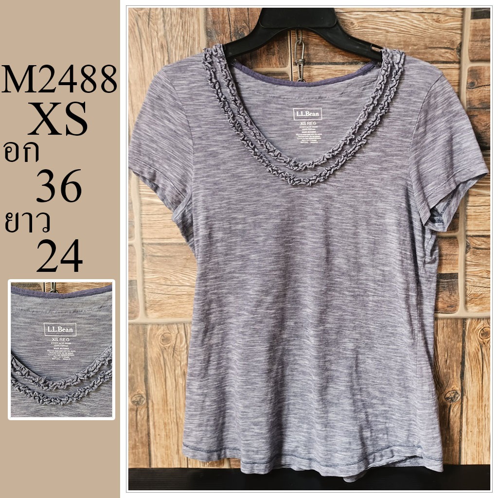 Áo thun thương hiệu Nhật Bản cũ Size XS Code M2488