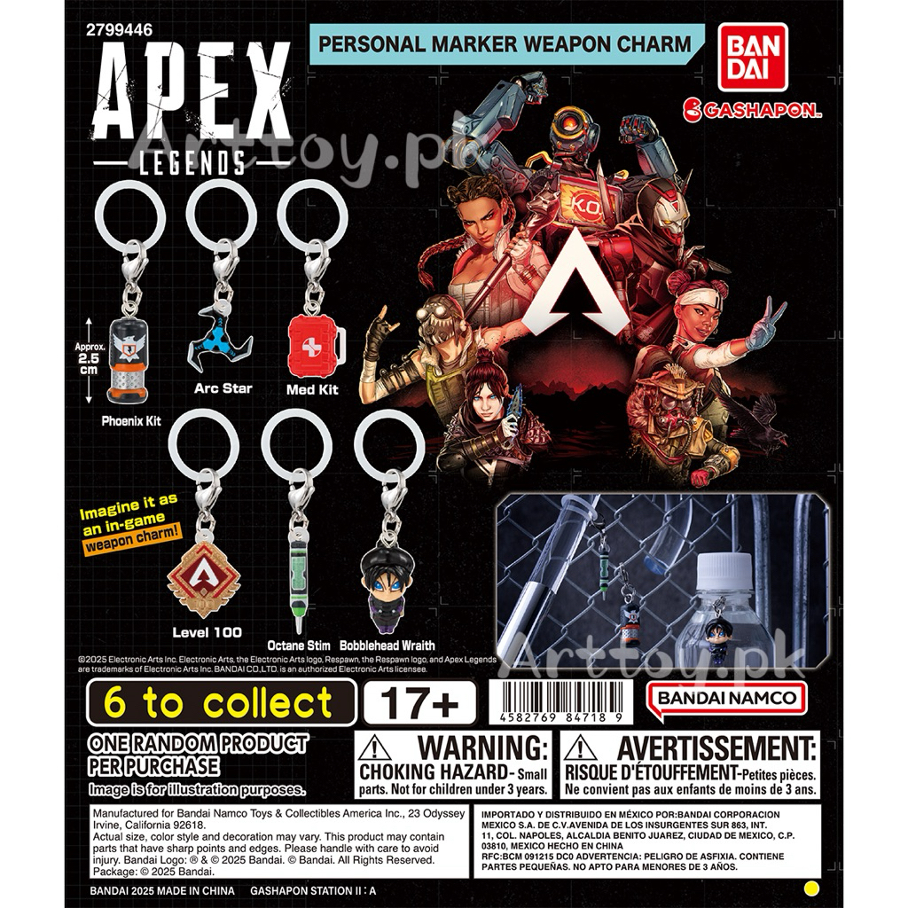 GZ714 / Gachapon APEX LEGENDS NGƯỜI THỊ TRƯỜNG CÁ NHÂN