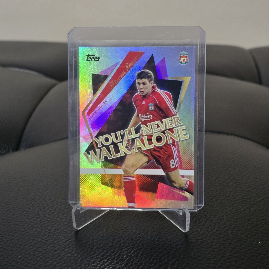 ❈ ์ 🇾 Topps Liverpool Team Set 2022 Steven Gerrard Pink / 75 Foil Bạn sẽ không bao giờ đi một mình L