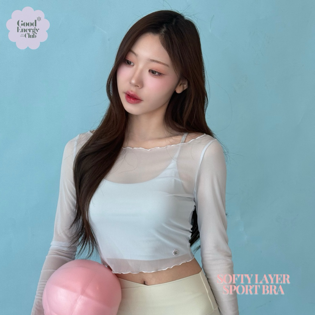 GOOD ENERGY CLUB-SOFTY LAYER SPORT BRA Sports Lưới ngoài Chi tiết (10L-10O)