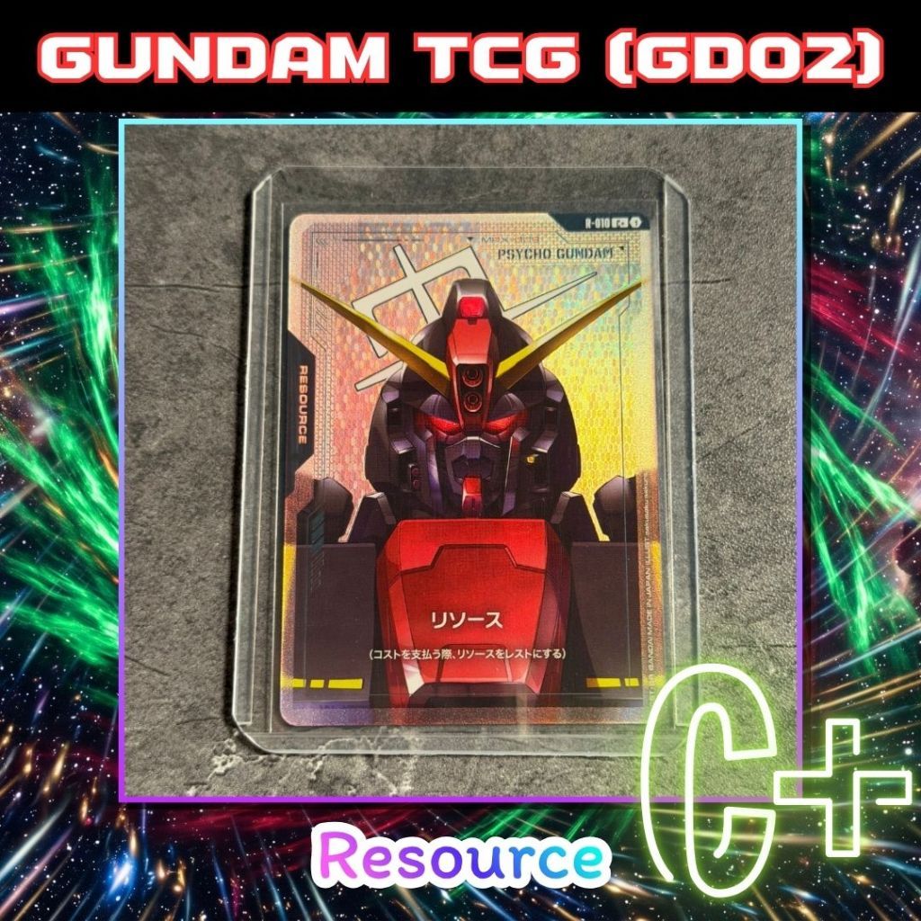 Thẻ Gundam (GD02) JP R-010 Loại tài nguyên Psycho Level (C +)