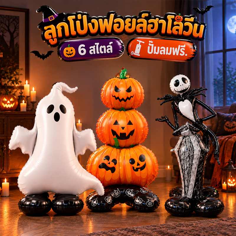 Bóng bay Halloween Lá treo sàn tạo ra không khí ngày lễ Trang trí tiệc Ballo