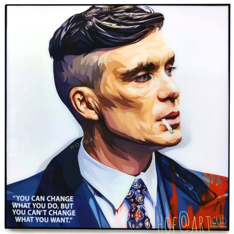 Thomas Shelby 1 Tommy Peaky Blinders Piki Blonde Cillian Murphy Hình ảnh​Dính​Tường​ Khung ảnh nghệ 
