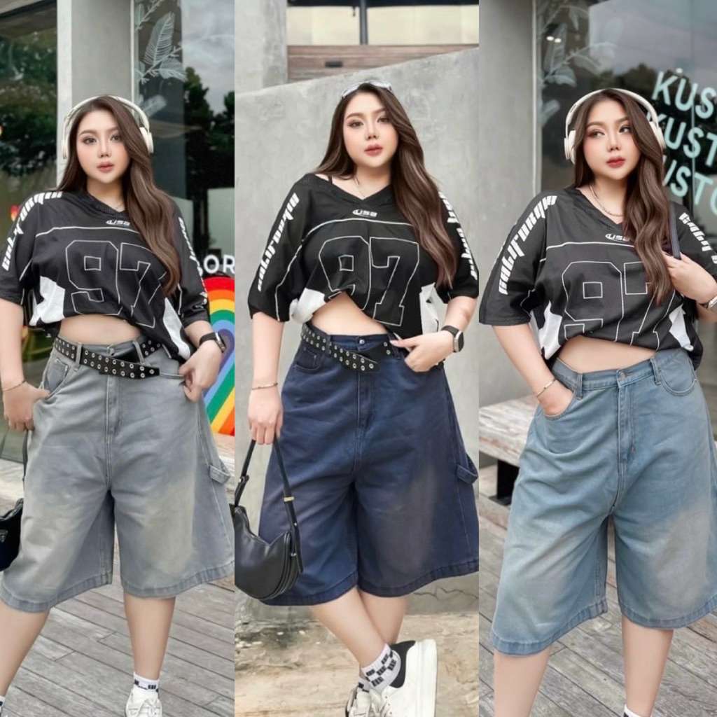 JEANS: JEANS 5Inch I.CURV Siêu Mát Tẩy Trắng Phong Cách Nóng bỏng Cô Gái Mũm mĩm