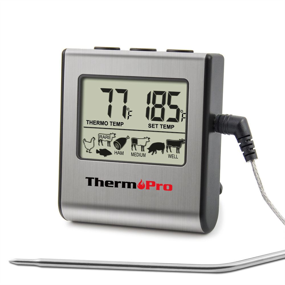 Nhiệt kế thực phẩm ThermoPro Model TP-16 cho lò nướng BBQ Steak Bakery có đầu dò