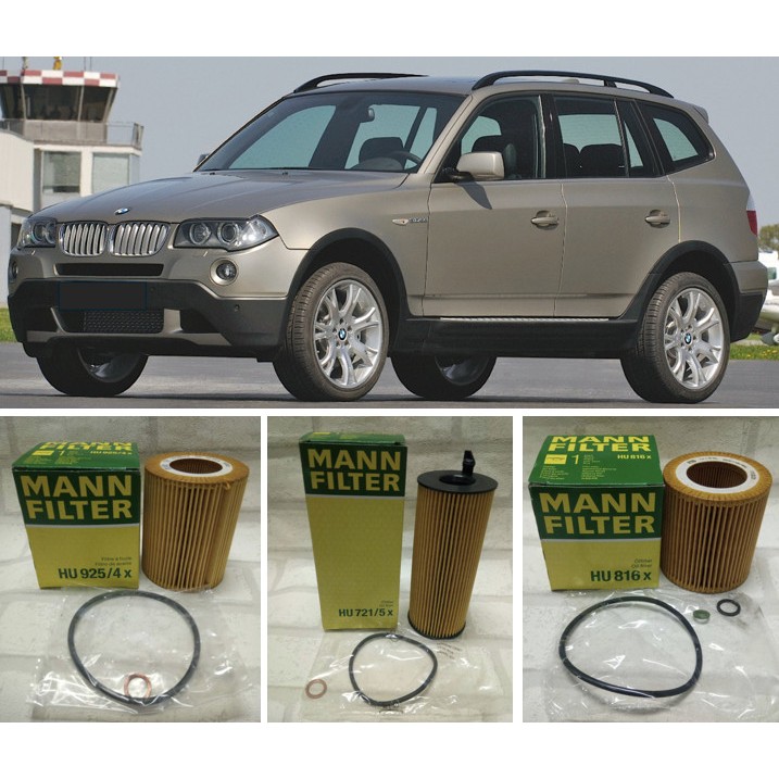 Lọc Dầu / BMW E83 Năm 2003-2011: Mann HU925 / 4x / HU721 / 5x / HU816x