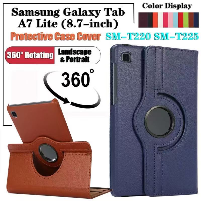 Ốp lưng Samsung Galaxy Tab A7 Lite 8.7 Inch 2021 cho A7 8.7 (T225 / T220 Xoay 360 Độ