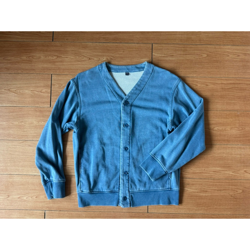 Áo cardigan uniqlo denim