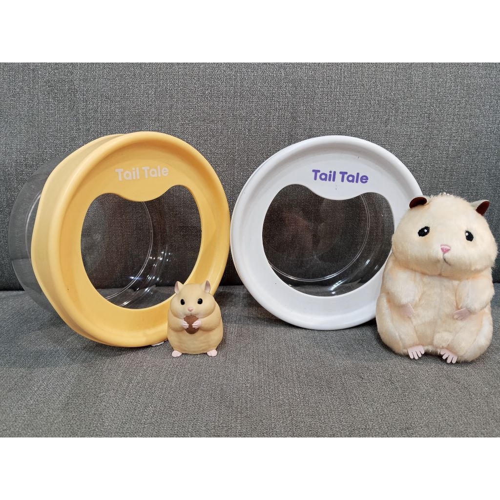 Phòng tắm Câu chuyện đuôi nhựa Hamster Heart Ant Winter White