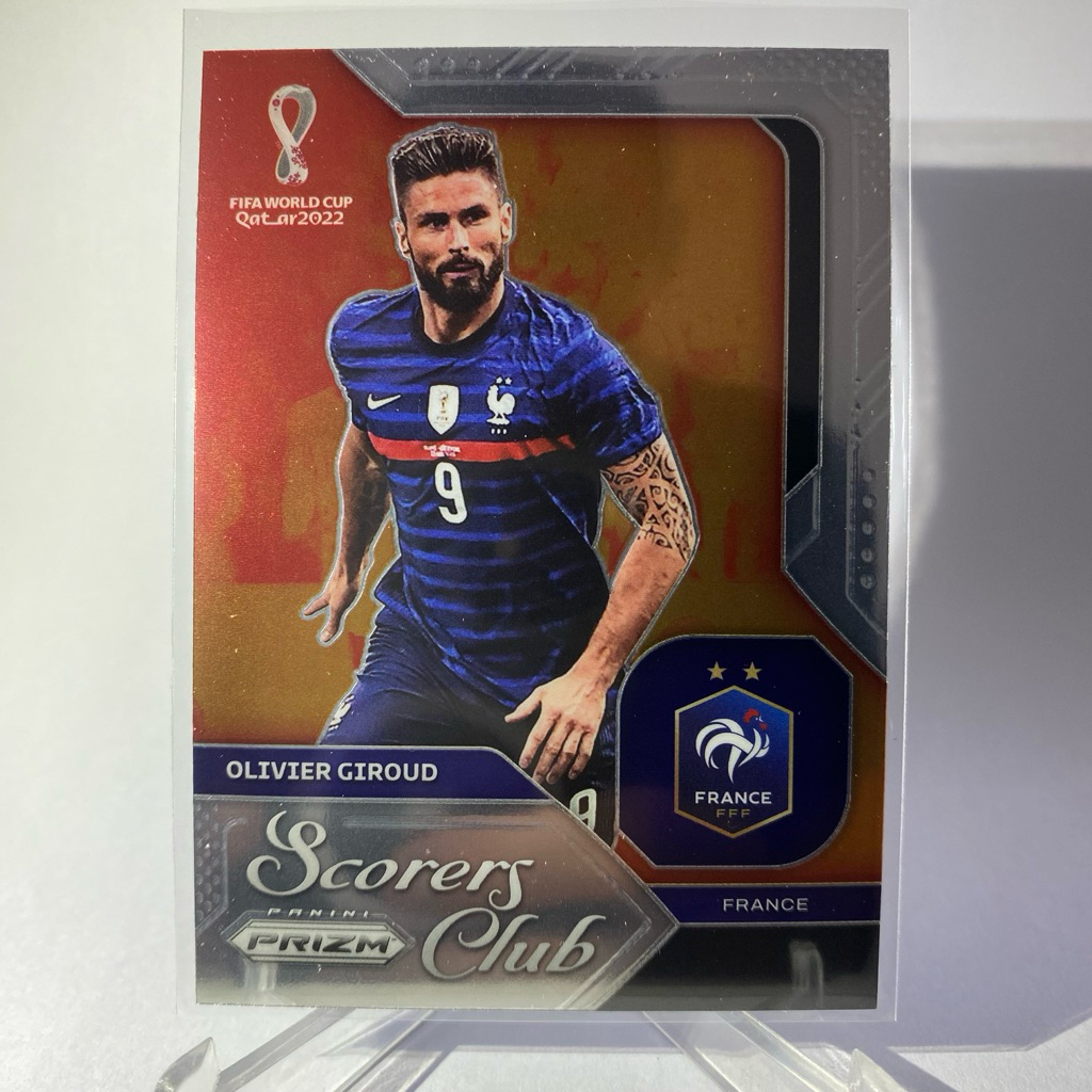 OLIVIER GIROUD FRANCE SCORERS CLUB PANINII PRIZM 2022 Thẻ bóng đá số 6