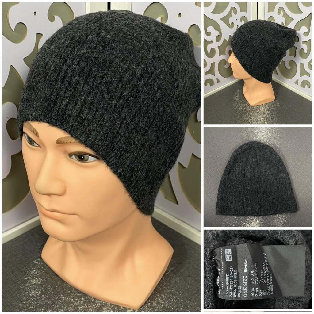 Mũ beanie Uniqlo cho sợi đan len đan len mùa đông