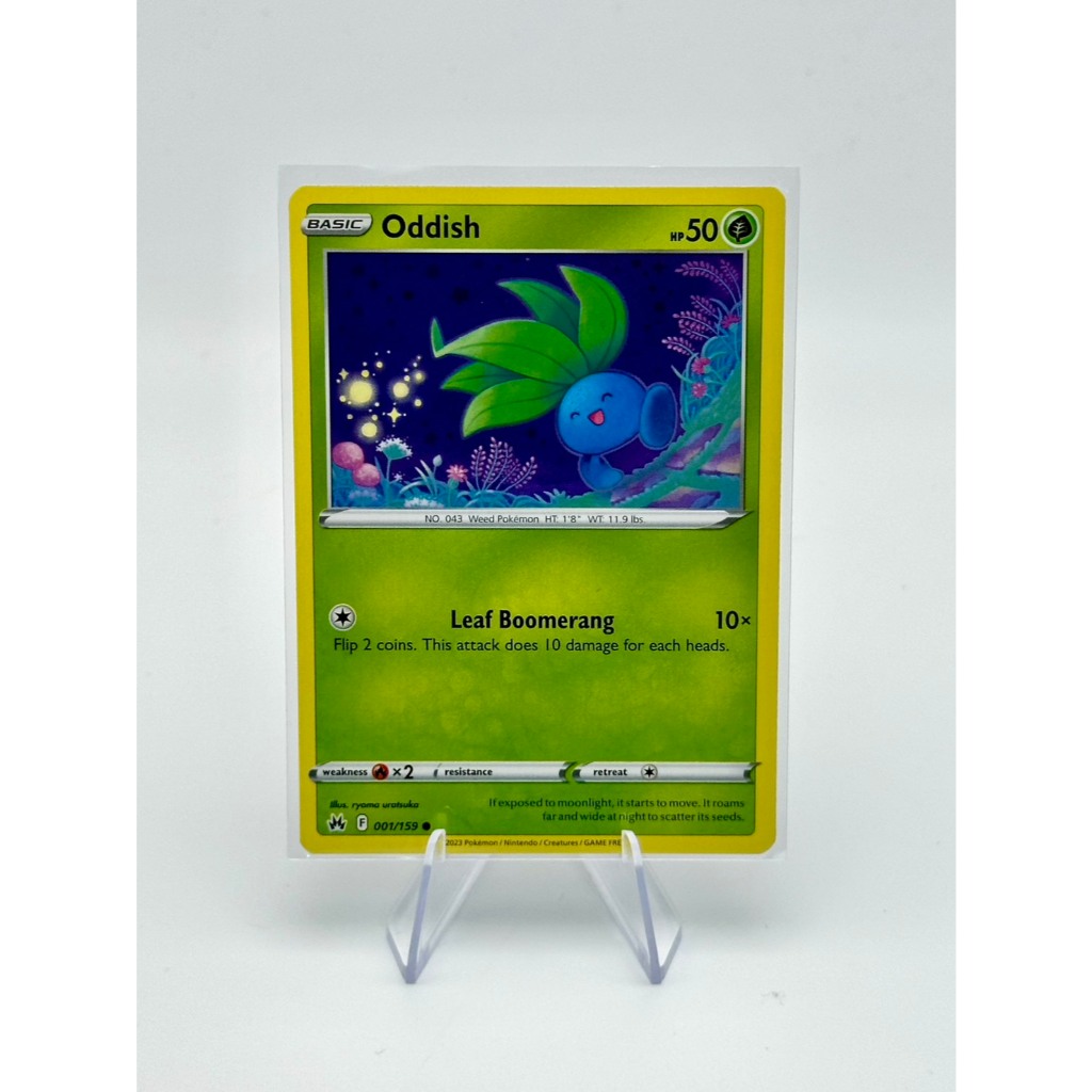 Bộ Oddish From Crown Zenith (Bộ số) 001 / 159) Pokemon EN