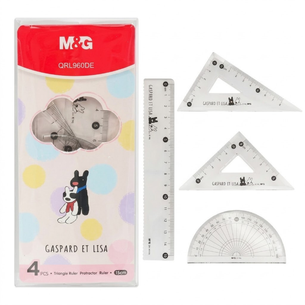Bộ thước đo M & G Mẫu mẫu Gaspard et Lisa QRL960DE