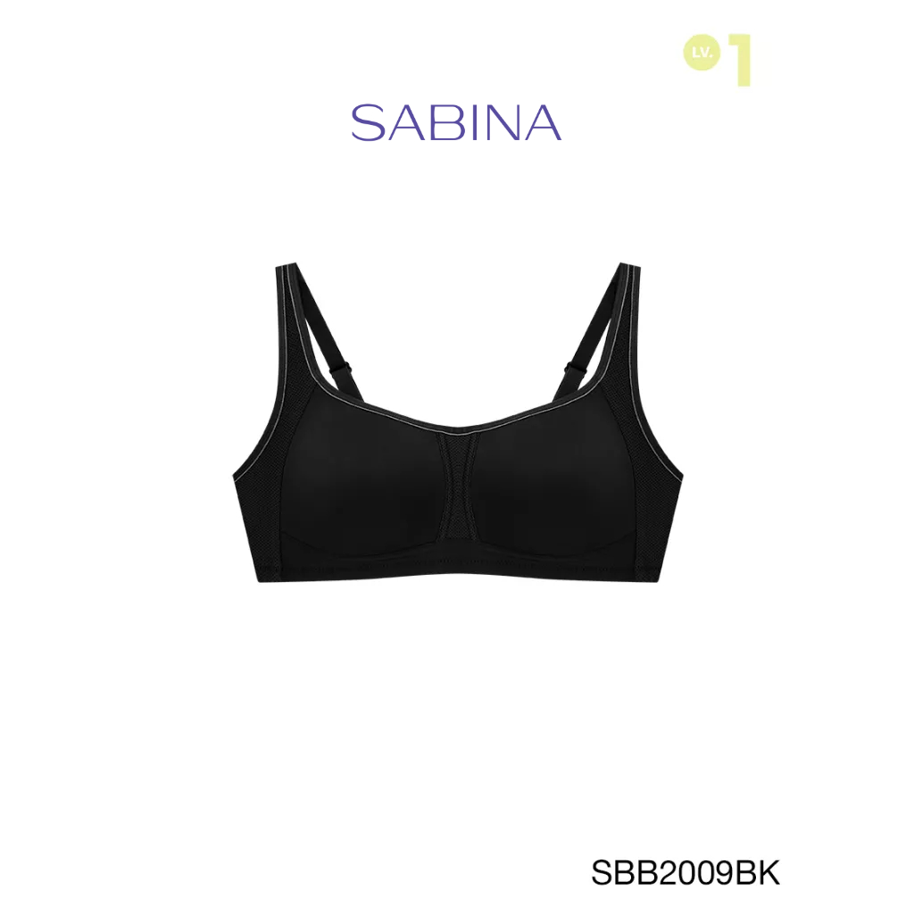 Áo ngực Sabina Snn Sport Cấp 1 Không dây Mã SBB2009BK-Đen
