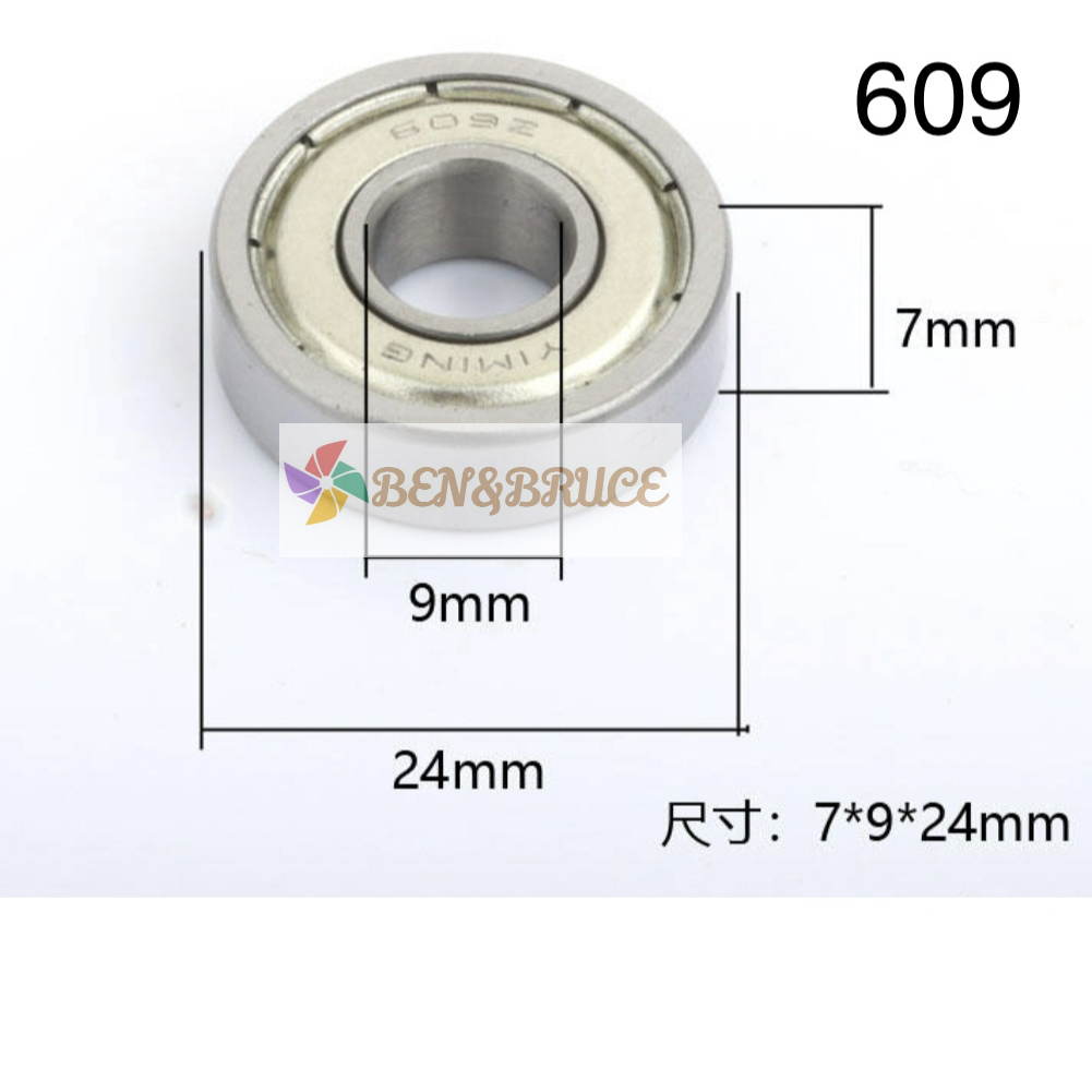 Vòng bi 609 609Z Quạt 609Z Cao su im lặng 609 / 609Z / 609ZZ Phụ tùng