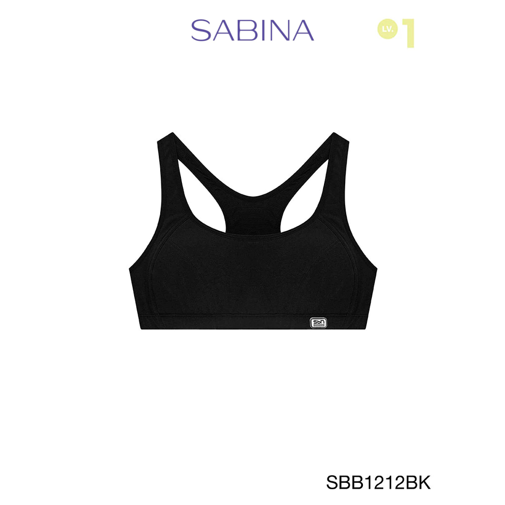 Áo ngực Sabina Snn Sport Cấp 1 Không dây Mã SBB1212BK-Đen